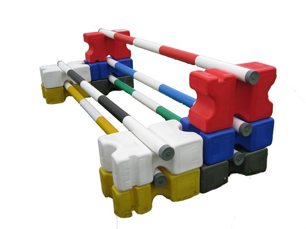 Equestrian Training Jump Blocks Lightweight Durable PVC Material - Image 4